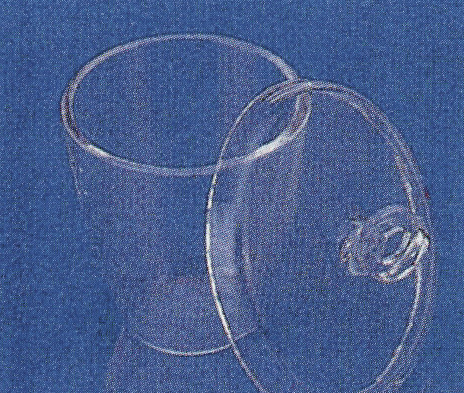 Crisol de cuarzo forma alta sin tapa transparente. Ø (mm): 50. Altura (mm): 62. Cap. (ml): 75