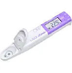 LAQUAtwin Pocket Redox (ORP) Meter. Model ORP-11. HORIBA. Minimum sample volume: 0.3 mL (0.05 mL with sampling sheet B). mV range: -1,000 to 1,000. Resolution (mV): 1. Accuracy (mV): ±2. Calibration points: 1. Temperature range: 0 to 50.0°C. Temperature resolution: 0.1°C. Dimensions (mm): 164 x 29 x 20. Includes: 225 mV ORP standard solution (14 mL), 2 CR2032 batteries, 1 pipette, 5 sampling sheets, instruction manual and quick start guide, storage case.