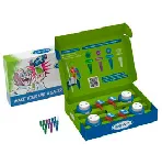 HPLC Starter Kit III, V2.0: 4x Safety Cap III (1368307910), 8x blind plug, 12x fitting 1.6/2.3/3.2 mm OD, 4x air valve (1368317010). SCAT®. HPLC kit, GL45 screw caps. Safety Caps: safe solvent extraction