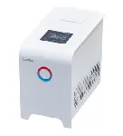 LOOP L 100 circulation thermostat. LAUDA. Temperature range (ºC): 4 - 80. Temperature stability (ºC): ±0.1. Cooling power 10ºC (kW): 0.12. Cooling power 20ºC (kW): 0.06. Flow (l/min) - Pressure (bar): 3 - 0.8. Volume (l): 0.28. External dimensions WxHxD (mm): 175x266x301