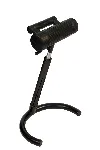 Stand up seat. Branches: Semicircular steel base covered in a black PVC coating . Adjustable seat: Yes, in height with extension piece. Footrest: No. Seat height (mm): 630-860 (without extension piece), 750-980 (with extension piece). Colour: Black. Cleanroom: No. KANGO. Standard range. Ergonomic laboratory chairs and stools