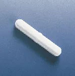 Magnetic stirring bar PTFE. Octahedral stir bar with pivot ring. PTFE Coated. Great vibration due to the angular surface, even at low revs. Suitable for vessels with irregular bottom. BRAND. Length (mm): 51. Ø (mm): 10. Ø ring (mm): 11