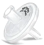 Filtros de jeringa Minisart® SRP. SARTORIUS. Membrana: Politetrafluoroetileno (PTFE). Ø (mm): 15. Tamaño poro (µm): 0,45. Estéril: No. Entrada: Luer Lock hembra. Salida: Luer Slip macho. Hidrofóbico