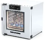 Incubator shaker INC 125 FS digital (SP20) with a removable shaker platform. IKA. Temperature range (ºC): Room temperature +8 to 80. Decontamination mode temperature (ºC): 100/120. Speed range (rpm): Up to 300. Shaking stroke (mm): 20. Chamber volume (L): 125.Up to two devices (incubator shaker or incubator) can be stacked (with corresponding accessories). Different trays available. Door hinge on the right, changeable on request. Installation and Operation Qualification (IQ/OQ) available on request.Scope of delivery: Incubator shaker INC 125 FS digital, shaker platform SP20, chrome plated wire grid tray, 2 tilt protection and USB A-B cable