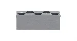 Interchangeable block for 5 x Ø 24mm tubes and disposable universal bottles, 50mm hole depth. GRANT. Accessory. QB Dry block heaters. For model: QBD1, QBD2, QBD4, QBH2