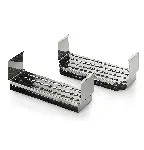 Test tube racks. HUBER. Accessory for thermostatics baths. Description: Test tube rack type 1 made of stainless steel for 112A, 118A, 212B to 225B and K12 to K25. Holes: 36 x Ø17. Immersion depth (mm): 100