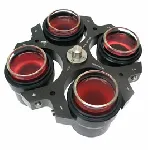 Oscillating rotor RT283 for centrifuge Digtor 22R, Dilitcen 22R, Magnus 22R (Only refrigerated models). ORTOALRESA. Capacity: 4x750mL. RPM: 3700. Radius (mm): 204. Factorxg: 3122.