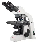 Binocular head Siedentopf type, 30º inclined, 360º swiveling, 360º rotating.Widefield high eyepoint eyepieces N-WF10X/20mm with diopter adjustment on both eyepieces and rubber eyecups.Reversed qintuple revolving nosepiece.CCIC Plan achromatic objectives EC PL 4X, 10X, 40X S, 100X S-Oil.Coaxial coarse and fine focusind system with tension adjustment Built in low positiion coaxial rackless mechanical stage ( Right-hand control)Focusable Abbe Condenses N.A 0.90/1.25 with iris diaphragm and slotKoehler illumination quartz halogen 6V/30W with intensity controlPower supply 100V-240V (CE)45 mm blue filter, immersion oil (5ml), power cord, Allehn hexagonal key, thumb screw, vinyl dust cover.
