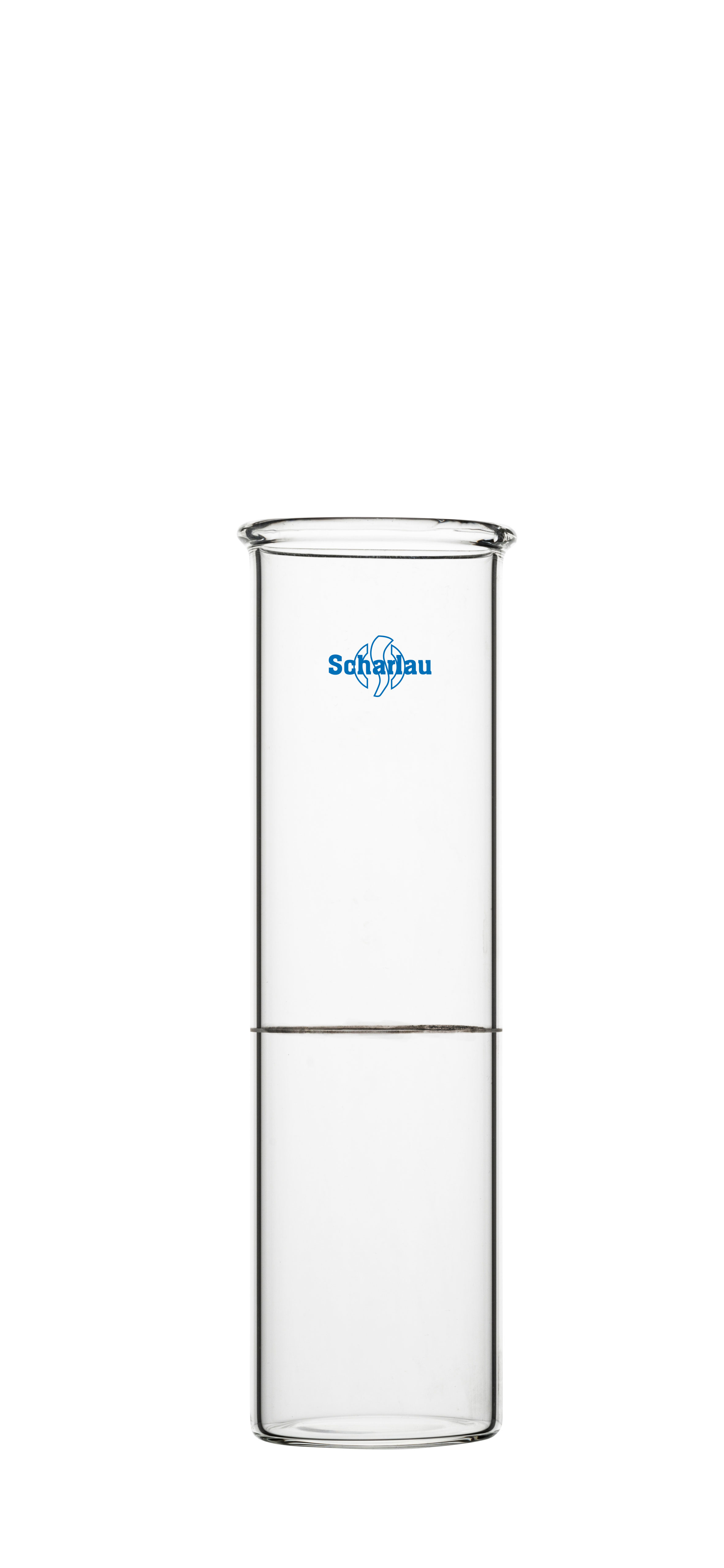 Vaso de ensayo de vidrio para la determinacion del Punto Congelacion, segun ASTM D97/93 y D2500  IP 15/95. Enrase a 45ml. Scharlau 