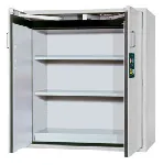 Armario de seguridad para productos inflamables UNE EN 14470-1. ASECOS. Modelo: S90.129.120.WDAS. Construcción armario: Medio, 2 puertas. Color cuerpo: Gris claro. Equipamiento: Cuerpo sin equipamiento interior, con mecanismo de bloqueo de puertas. Carga máx (kg): 600. Dim. AnxAlxPr (mm): 1196x1298x616. Peso (Kg): 270