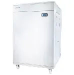 Termostato de circulación de refrigeración de proceso Ultratemp UT 2505 W. LAUDA. Rango temperatura (ºC): -5 a 60. Estabilidad temperatura (K): ±0,5. Refrigeración: Agua. Potencia calorífica máx. (kW): 35. Potencia frigorífica (kW): 35,3 (20 ºC). Caudal (l/min) - Presión (bar): 90-3,0. Volumen llenado mín/máx. (L): -/100. Dimensiones An x Al x Pr (mm): 1.138x1.792x1.486