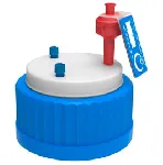 Safety Caps: safe solvent extraction. SCAT®. GL80 Screw caps and venting valve. Safety Cap II, Ø 3,2 for GL80. Connectors (mm OD): 2x3,2mm (1/8')