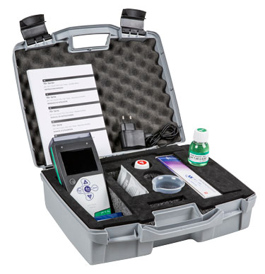 Portable pH meter XS pH 70, complete with case, low cost pH electrode, CAT and buffers.Labprocess