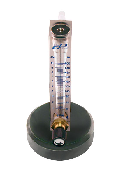 Caudalímetro refrigerante con soporte, 0,8 a 9 L/min. RADLEYS.