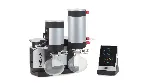LABOPORT vacuum pump system. KNF. Model: SC 820 G. Flow (m3/h): 1.2. Final vacuum (mbar abs.): 6.0. Dim. WxHxD (mm): 347x416x260. Weight (kg): 13.35. Comprising chemically resistant diaphragm vacuum pump, base plate, one separator flask on suction side, high-performance condenser on pressure side and wireless vacuum controller