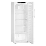 Frigorífico SRFfg 3501 Performance  para laboratorios con circulación de aire y espacio interior exento de fuentes de ignición con estantes Dimensiones exteriores: alt/anc/prof 168,4 / 59,7 / 65,4 cm Rango de temperatura ajustable +3 °C hasta +16 °C