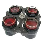 Oscillating rotor RT277 for centrifuge Digtor 22/22R, Dilitcen 22R, Magnus 22/22R. ORTOALRESA. Capacity: 4x750mL. RPM: 3700. Radius (mm): 204. Factorxg: 3122.