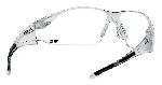 Rush range glasses. BOLLÉ. Model: RUSHPSI. Characteristics: Antiskid and transparent. Goggles and frame marks: 2C-1.2_1FT, EN 166 FT CE. Treatments: Anti-scratch and demister