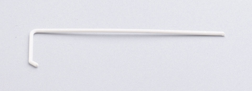 Drigalski spatula. 'L' shape, PS white. Sterile. Presentation: Unit bag. Brand: Gosselin