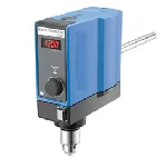 EUROSTAR 60 digital. Electronic overhead stirrer. IKA®. Speed(rpm): 0/30-2000. Stirring volume (L): 40. Viscosity (mPas): 50000. Torque max (Ncm): 60. Dim. HxWxD (mm): 86x248x208. Weight (Kg): 3.9. Digital speed display