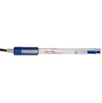 Universal pH-plastic electrode with temp. Testo