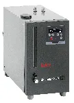 Minichiller 800 OLÉ. HUBER. Temperature range (ºC): -20 to 40. Temperature stability (ºC): ±0,5. Cooling power (kW): 0.8 (15ºC). Flow (l/min) - Pressure (bar): 24-0.7. Suction (l/min) - bar: 18-0.4. Volume (l): 2.8. Dimensions WxHxD (mm): 280x424x511