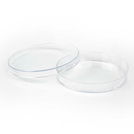 Petri dish aseptic 90mm, 3 vents in the lid