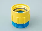 Pump-it® pump. BÜRKLE. Adapter for inner thread of container. Thread DIN61 (yellow/blue)
