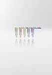 PCR tubes. NERBE-PLUS. Capacity (ml): 0,2. Centrif. resist (g): 20000. Cap: Flat and frosted. Tube/Cap Colour: Assorted colours: green, red, yellow, blue and violet. Sterility: PCR Ready.