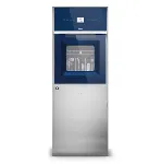 Lavadora desinfectadora de laboratorio LAB 600 D de carga frontal y gran capacidad. STEELCO. Con descalcificador de agua integrado. Sistema de secado por aire caliente forzado en 2 niveles independientes con 3 opciones de ubicación de los racks. Cajón de acceso frontal para almacenamiento de productos químicos. Volumen cámara (L): 200. Dimensiones An x Al x Pr (mm): 650 x 1.685 x 660. Potencia total (W): 8250. Voltaje: 400V 3~+N 50Hz. Puerta de cristal. Conectividad: Puerto RS 232
