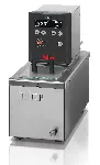 Heating Circulator Bath. Model KISS 205Bwith new controller 'KISS'Temperature Range: (-30) 45 ... 200 °CHeating capacity: 2 kWPressure pump max.: 14 l/min / 0,25 barSuction pump max.: 10,5 l/min / 0,17 barPump connection: M16x1 maleBath volume: 5 lPower supply: 230V 1~ 50/60Hz