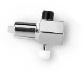 Válvula push-button con luer lock o recambiable. Para 5ml-2l. SGE