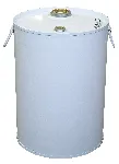 White metalic container. Capacity (l): 25