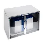 Noise protection box Mutebox XL. ELMA. Accessory for Elmasonic. For models: Elmasonic Easy 300, Med 200, 300, Select 80, 150, 300, P 70, 300, xtra TT 200. External dimensions WxHxD (mm): 710x445x450. Internal dimensions WxHxD (mm): 860x525x605. Weight (kg): 26.2.Scope of delivery: Elma Mutebox XL, 2 bottom trays with gland plate, 1 splash plate, 1 power supply unit and manual