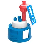 Safety Cap III (V2.0), Ø 3,2 for GL45. SCAT®. GL45 Screw caps and venting valve (HPLC). Supplied with 1 PFA fitting 1.6 mm, 1 PFA fitting 2.3 mm, 1 PFA fitting 3.2 mm connector and 1 air valve. Connectors (OD): 3x3,2mm (1/8')