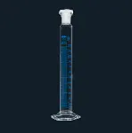 Borosilicate glass graduated cylinder, class A, with PE stopper, serialized and certified. SCHARLAU. Capacity (ml): 10. Division (ml): 1/5. Tolerance ± (ml): 0,10. Socket: 10/19