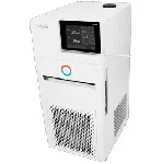 Termostato de circulación de refrigeración de proceso RP 250 EC*. LAUDA. Rango temperatura (ºC): -50 a 200. Estabilidad temperatura (K): ±0,05. Refrigeración: Híbrida. Potencia calorífica máx. (kW): 2,5. Potencia frigorífica (kW): 1,50 (20 ºC), 1,44 (10 ºC), 1,2 (0 ºC), 0,84 (-10 ºC), 0,54 (-20 ºC), 0,29 (-30 ºC), 0,11 (-40 ºC), 0,02 (-50 ºC). Caudal (l/min) - Presión (bar): 22-0,68. Rosca conexión de bomba: M16x1. Volumen llenado mín/máx. (L): 2,4/4,4. Dimensiones An x Al x Pr (mm): 300x675x430