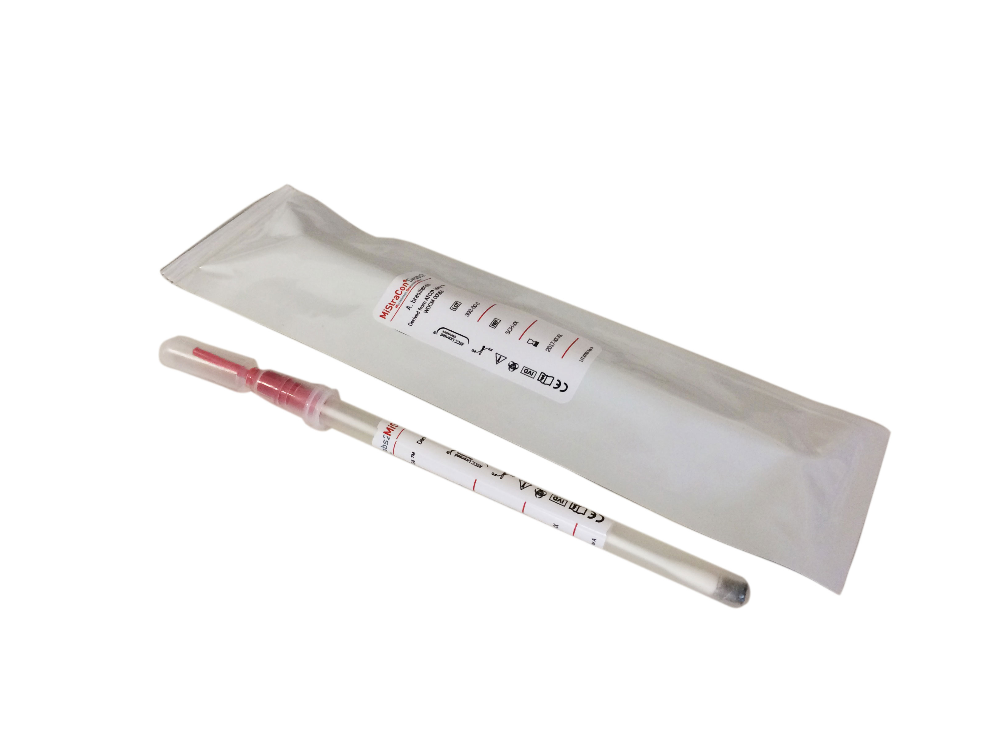 MiStraCon Swabs2 Strains: Salmonella enterica serovar Typhimurium  ATCC®  14028™/ WDCM 00031. 