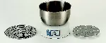 Water bath Aquaterm. J.P. SELECTA. Model: AQUATERM. T Range (ºC): 30 to 110. Capacity (l): 1,5. Ext. dim. ØxH (cm): 22x20,5. Usable dim. ØxH (cm): 20x11,5. Consumption (W): 640