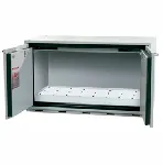 Armario de seguridad para productos inflamables UNE EN 14470-1. ASECOS. Modelo: UB90.060.110.2T. Construcción armario: Bajo, 2 puertas. Color cuerpo: Gris claro. Equipamiento: Cuerpo sin equipamiento interior. Carga máx (kg): 300. Dim. AnxAlxPr (mm): 1102x600x574. Peso (Kg): 180
