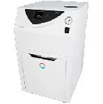 Termostato de circulación de refrigeración de proceso Variocool VC 2000 W*. LAUDA. Rango temperatura (ºC): -25 a 80. Estabilidad temperatura (K): ±0,05. Potencia calorífica máx. (kW): 2,6. Potencia frigorífica (kW): 2,02 (20 ºC), 1,77 (10 ºC), 1,22 (0 ºC), 0,87 (-10 ºC), 0,54 (-20 ºC), 0,32 (-25 ºC). Caudal (l/min) - Presión (bar): 37-3,2. Rosca conexión de bomba: G 3/4. Volumen llenado mín/máx. (L): 8/15. Dimensiones An x Al x Pr (mm): 450x790x550