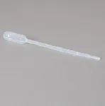 Plastic Pasteur pipette graduated up to 1 ml, Light. Total capacity (ml): 3. Graduation every 0.25 ml. Standard tip. Length (mm): 145. Sterile: No. Presentation: 500u.