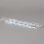 Plastic Pasteur pipette, graduated up to 3mL. Light. Total capacity (mL): 7. Sterile: Yes. Graduation: every 0.5mL. Standard tip. Length (mm): 155. Presentation: individual bag