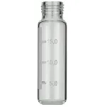20 mL Headspace Screw Neck Vial N 18 clear, rounded bottom, label. MACHEREY NAGEL. Outer diameter (mm): 22.5. Outer height (mm): 75.5