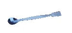 Chemist's spoon, titanium, 180mm long. Width (mm): 22. Spoon (mm): 28x40