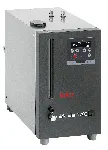 Minichiller 1200 OLÉ. HUBER. Temperature range (ºC): -20 to 40. Temperature stability (ºC): ±0,5. Cooling power (kW): 1.2 (15ºC). Flow (l/min) - Pressure (bar): 24-0.7. Suction (l/min) - bar: 18-0.4. Volume (l): 2.8. Dimensions WxHxD (mm): 280x424x511