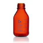 DURAN® pressure plus+ GL 45 Laboratory Bottle, amber, without screw cap and pouring ring, 500 mL