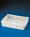Stackable deep trays made of HDPE with handles. KARTELL. Cap (L): 16. Dim ext. (mm): 350x540x115