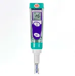 pH1 Tester, autocalibrable, IP67, resolution 0.1 pH. Complete with cardboard suitcase, solutions, transport tape and paper.