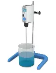 Digital Overhead Stirrer DLS. VELP®.Speed (rpm): 50 to 2.000. Stirring volume (l): 25. Viscosity (mPas): Up to 25.000. Material: Technopolymer and epoxy. Chuck range (mm): 1-10. Power (W): 120. Dim. WxDxH (mm): 80 x 215 x 196